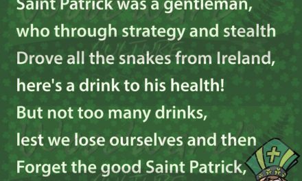 An Irish Toast to Saint Patrick