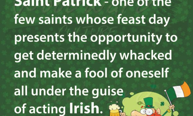 Saint Patrick – one of the few saints