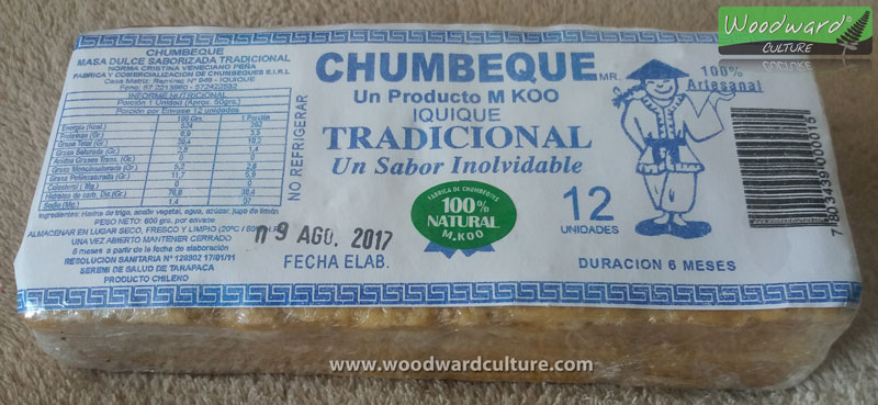 Chumbeque tradicional de Iquique - Traditional Chumbeque from Iquique, Chile - Woodward Culture