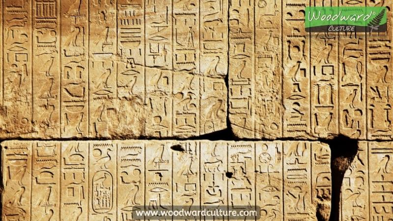 Egyptian Hieroglyphics - Woodward Culture
