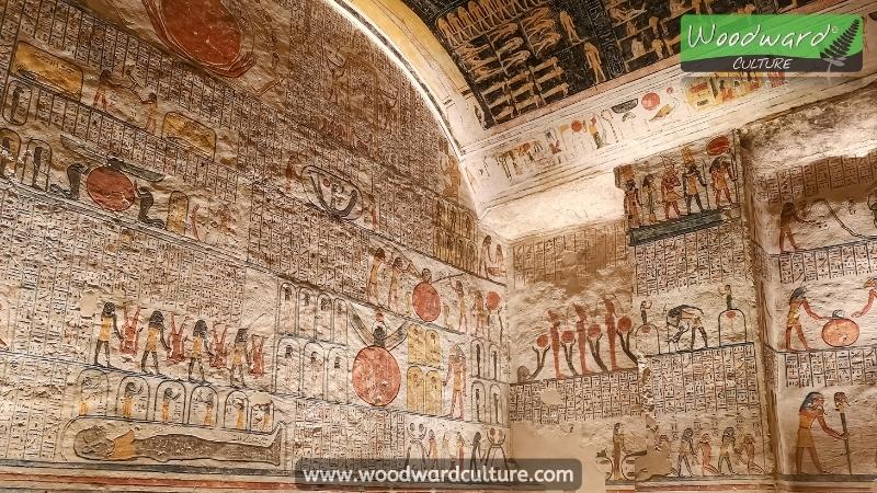 Inside the Tomb of Memnon KV9 - Valley of the Kings Luxor Egypt - Woodward Culture Travel Guide