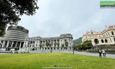 Parliament Buildings, Lambton Quay, Cuba Street – Wellington Walk