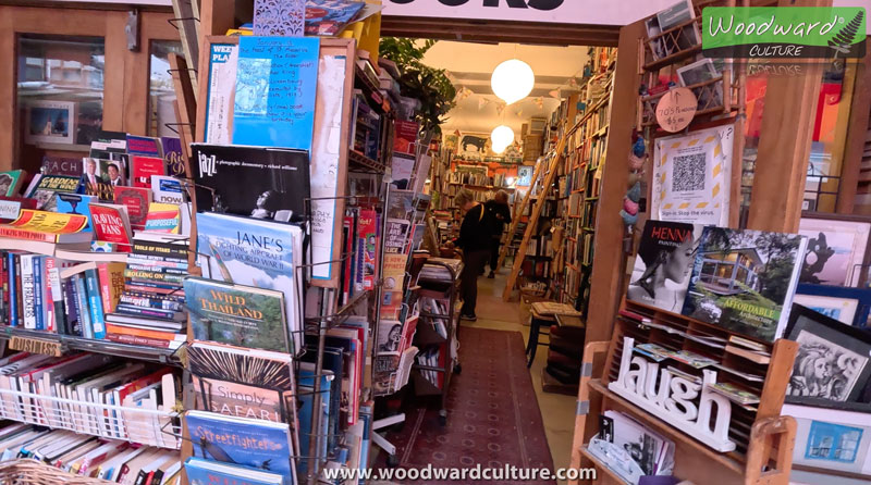 Pegasus Books on Left Bank off Cuba Street in Wellington, New Zealand - Woodward Culture