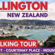 Wellington New Zealand 4K walking tour - Cuba Street, Courtenay Place and the summit of Mount Victoria, Wellington.