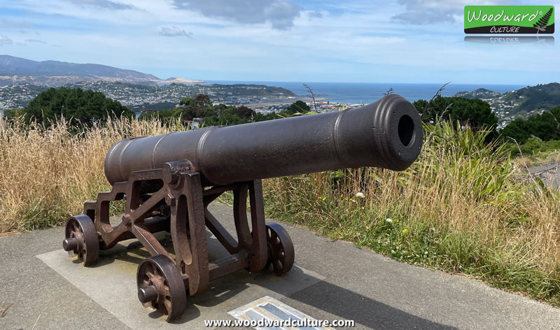 Old cannon at the summit of Mount Victoria, Wellington - Woodward Culture Travel Guide