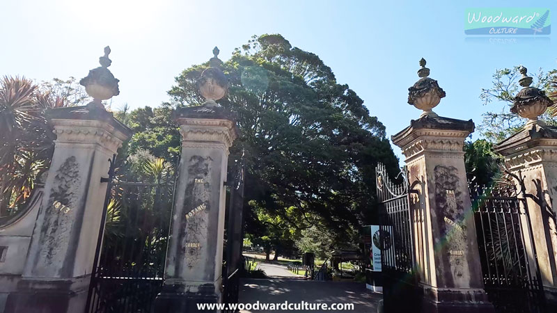 Royal Botanic Garden Old Entrance Gate, Sydney Australia