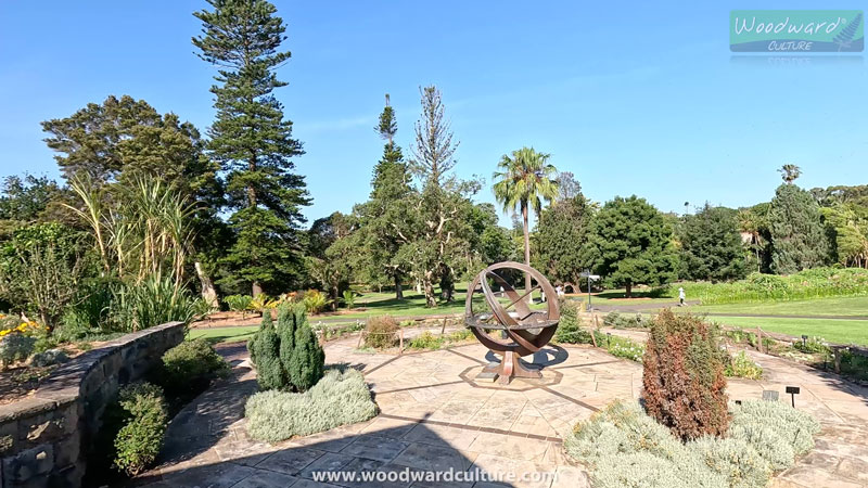 Armillary Sphere at the Royal Botanic Garden, Sydney Australia